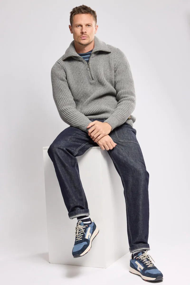 armor-lux-pull-camionneur-h-ritage-homme-laine-col-zipp-2 image 1