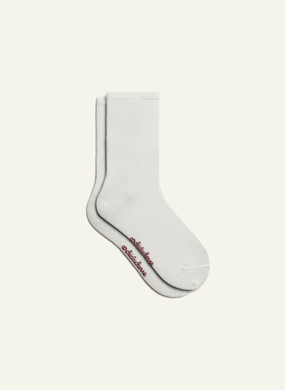 archiduchesse-blanc-mouton-chaussettes-courtes-blanches-unisexe image 2