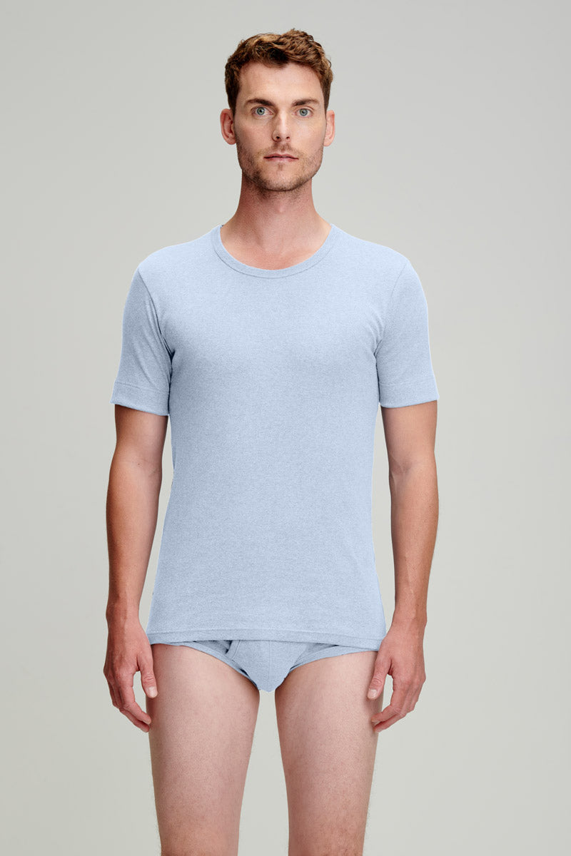 armor-lux-t-shirt-col-rond-homme-coton-bio-pais-2 image 1