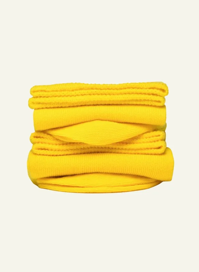 archiduchesse-de-ville-jaune-lemon-chaussettes-mi-mollet image 1