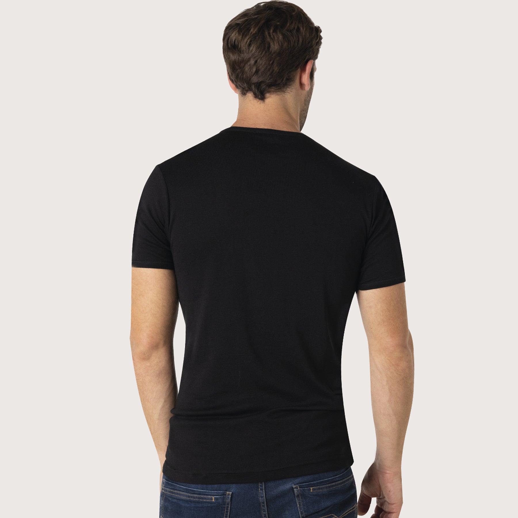 eminence-308-tee-shirt-col-rond-pur-coton-premium-noir image 3