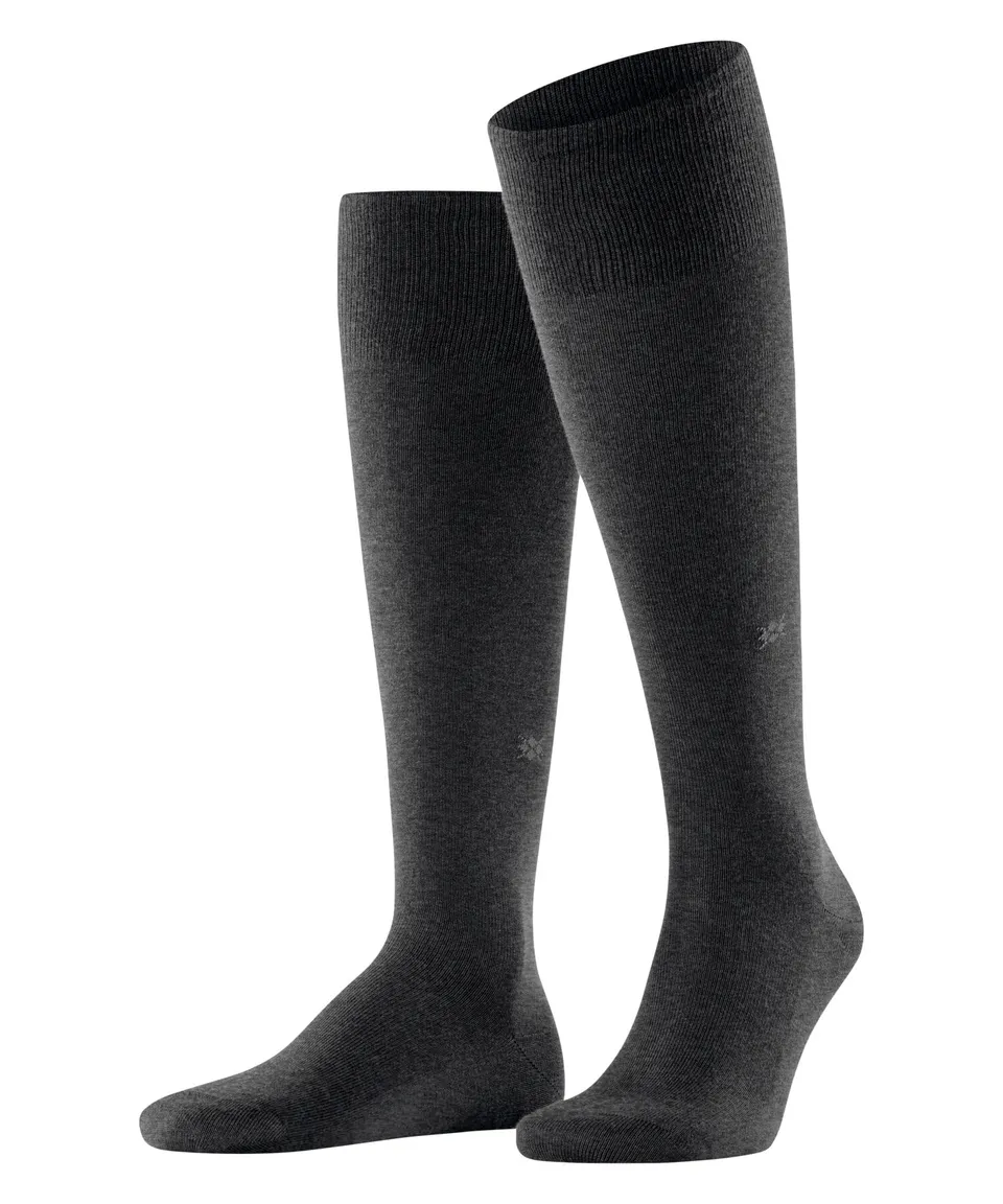 burlington-leeds-chaussettes-longues-homme-gris-asphalt-melange-3180-40-46 image 1