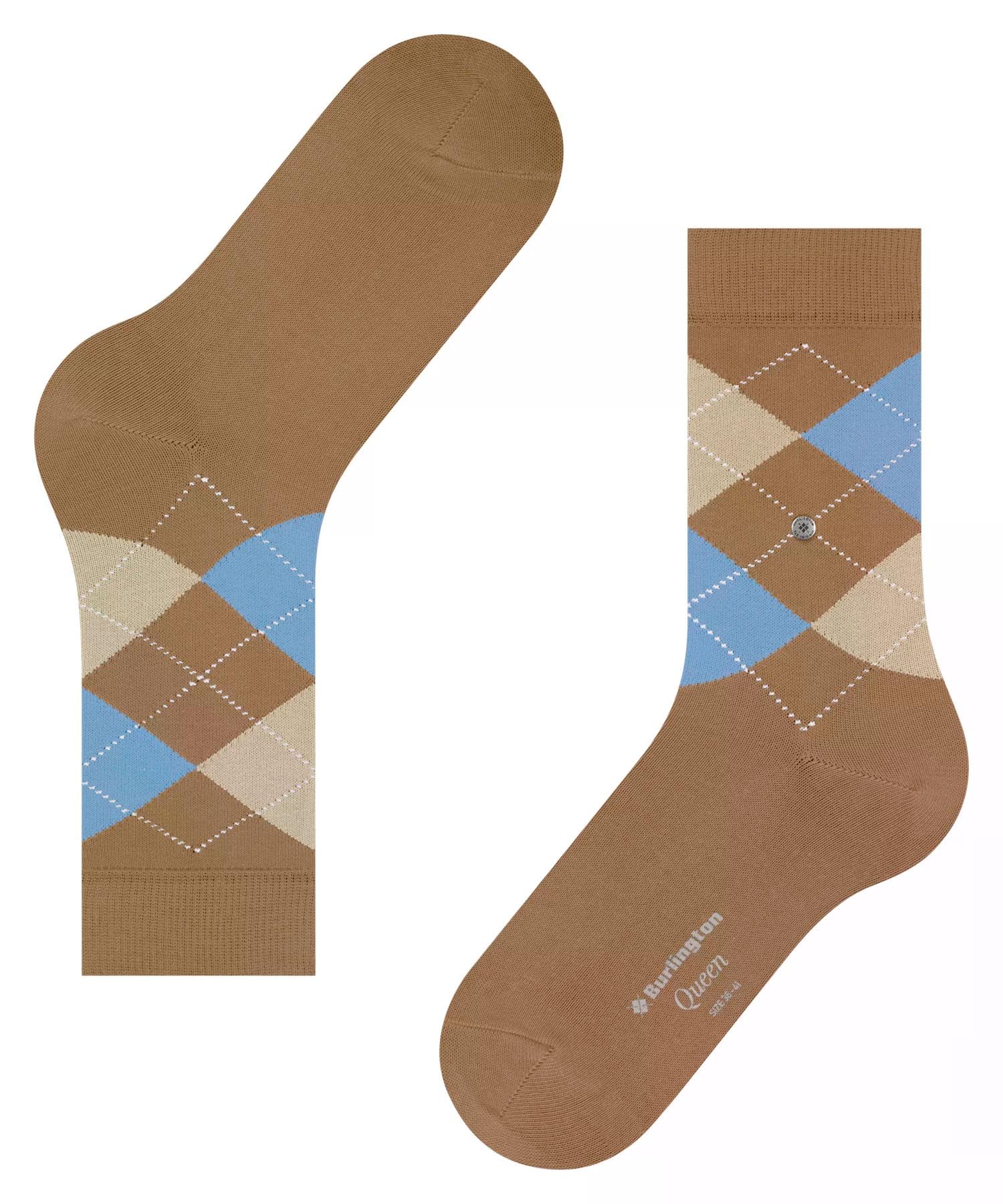 burlington-queen-chaussettes-femme-coton-marron-bisquit-5154-36-41 image 6