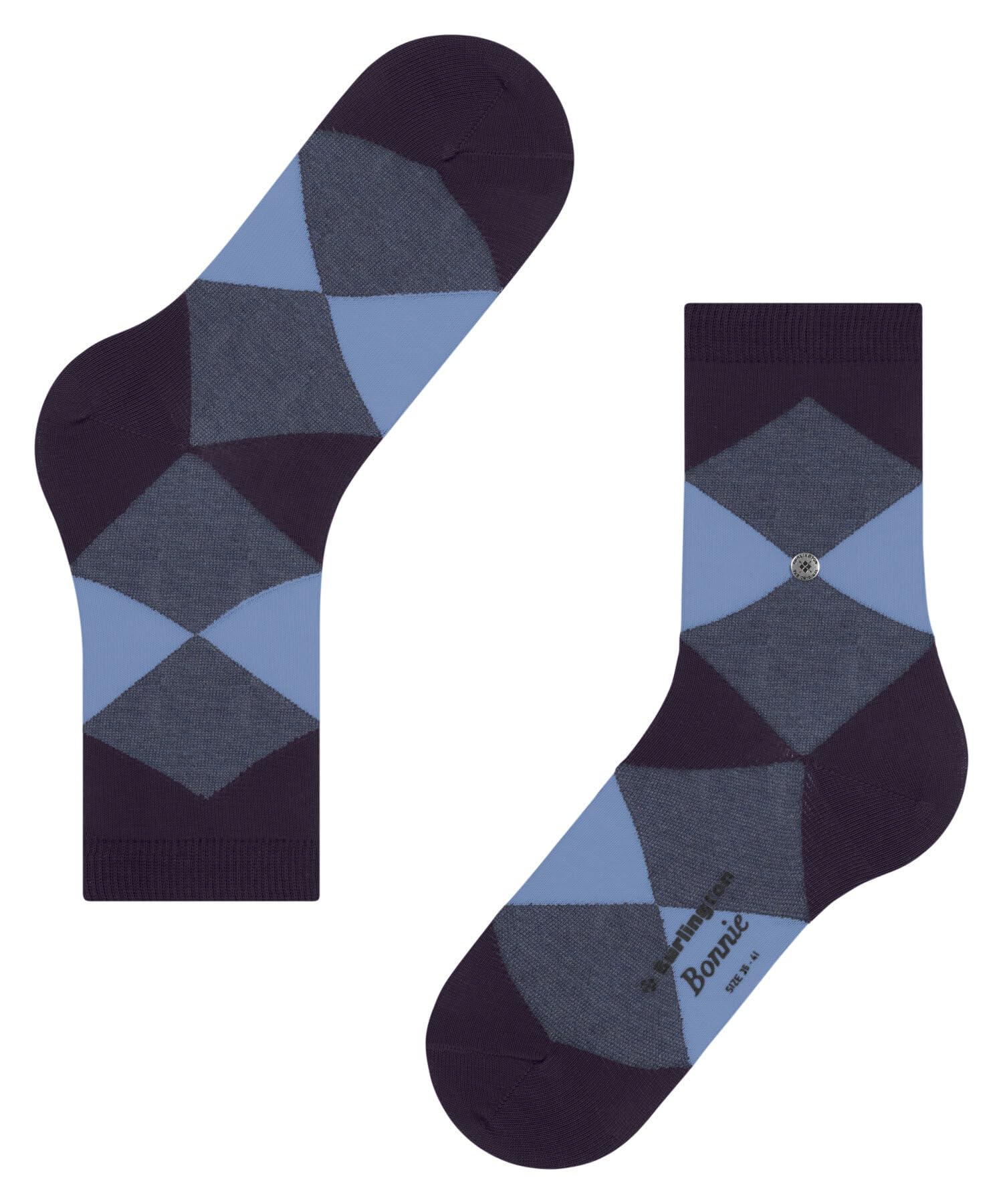 burlington-bonnie-chaussettes-femme-coton-bio-rouge-wineberry-8761-36-41 image 5