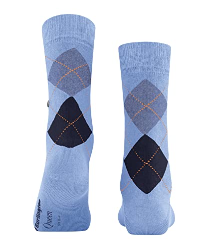 burlington-queen-chaussettes-femme-coton-bleu-light-blue-1-paire-41-45 image 8