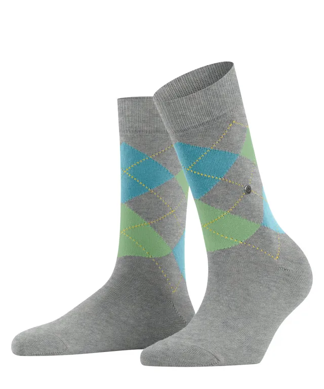 burlington-queen-chaussettes-femme-coton-fantaisie-gris-cloud-melange-3228-36-41 image 1