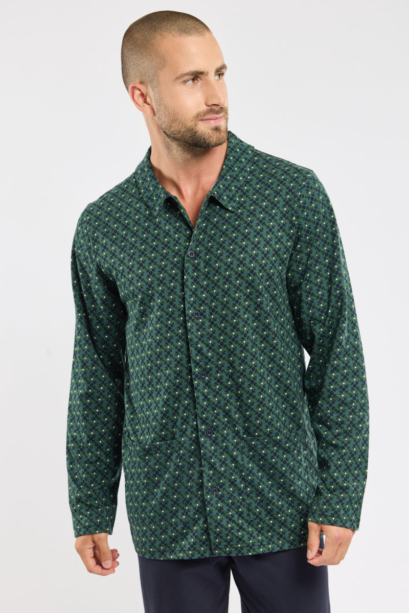 armor-lux-h-ritage-pyjama-imprim-coton-homme image 3