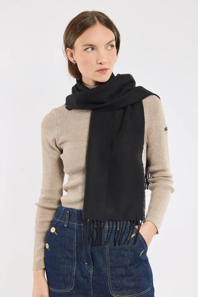 armor-lux-charpe-franges-femme-laine image 1
