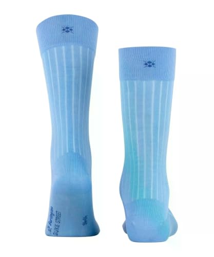 burlington-duke-street-chaussettes-homme-coton-unies-bleu-cornflower-blue-6554-4 image 8