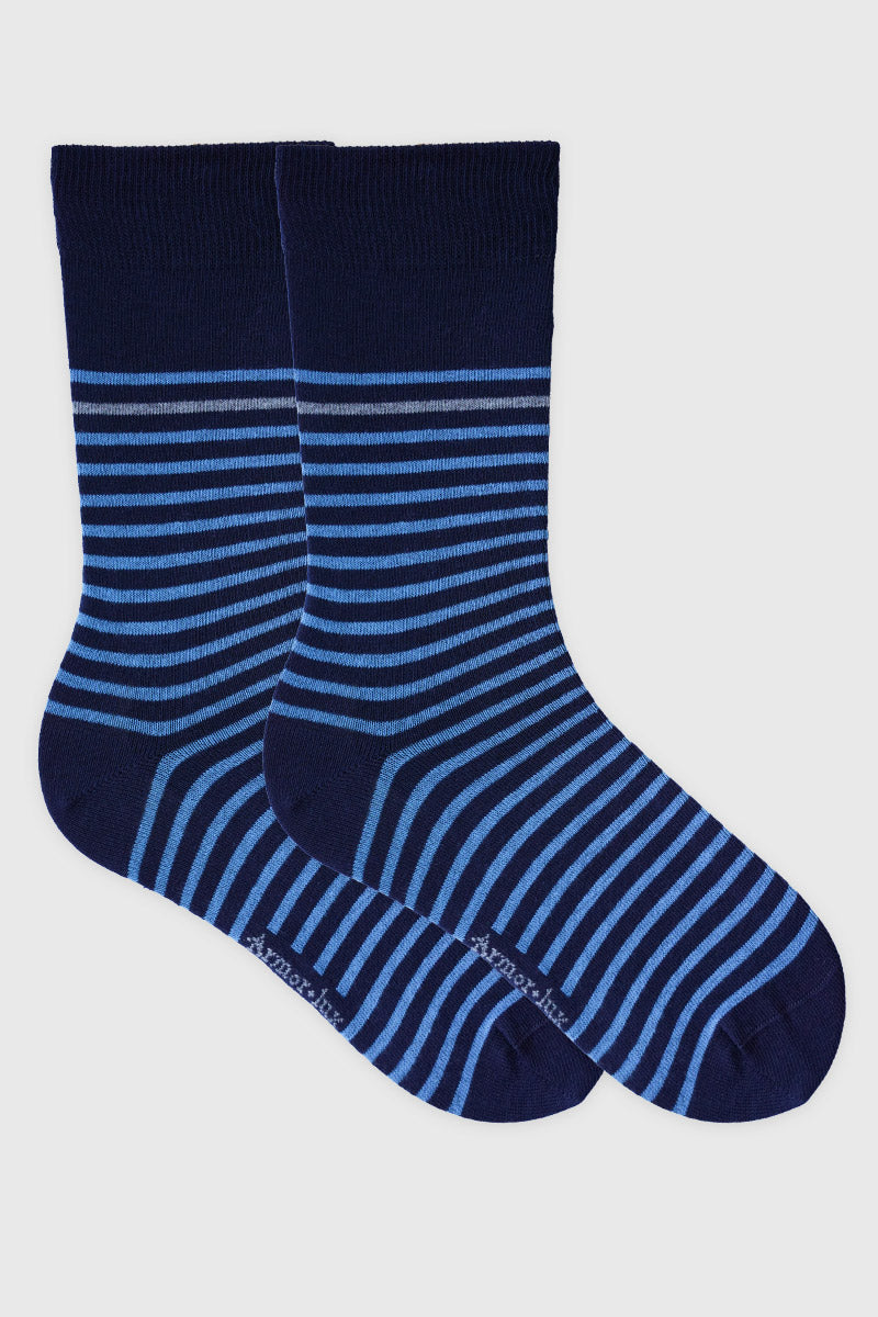 armor-lux-chaussettes-ray-es-coton-39-46-5 image 1