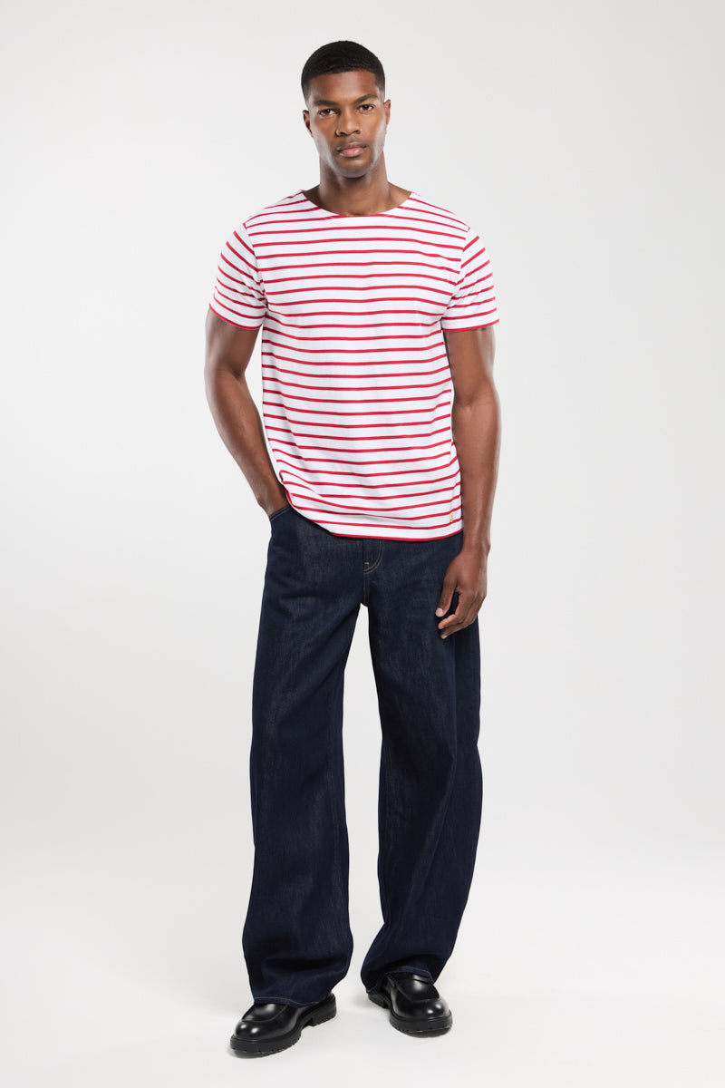 armor-lux-marini-re-homme-manches-courtes-coton-l-ger-145g-m image 3