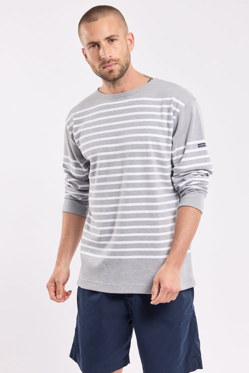 marini-re-homme-armor-lux-coton-bross-manches-longues image 2