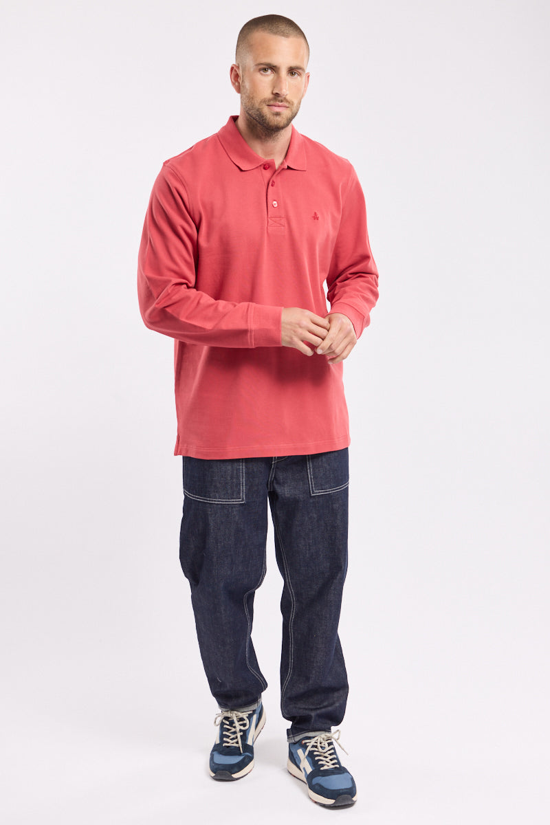 armor-lux-polo-homme-manches-longues-coton-piqu-5 image 1