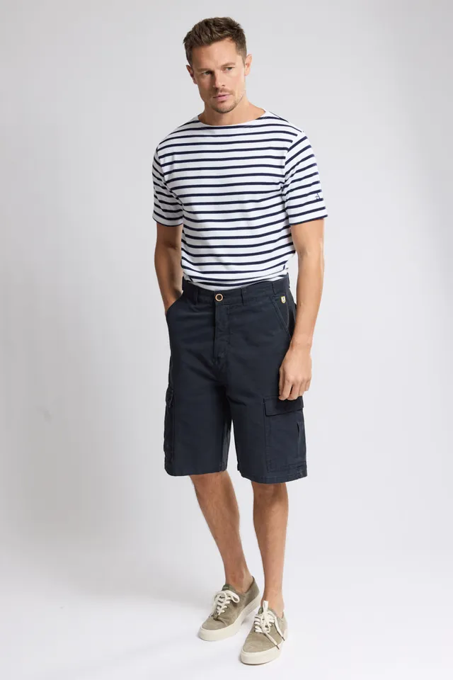 armor-lux-short-cargo-homme-toile-coton image 1