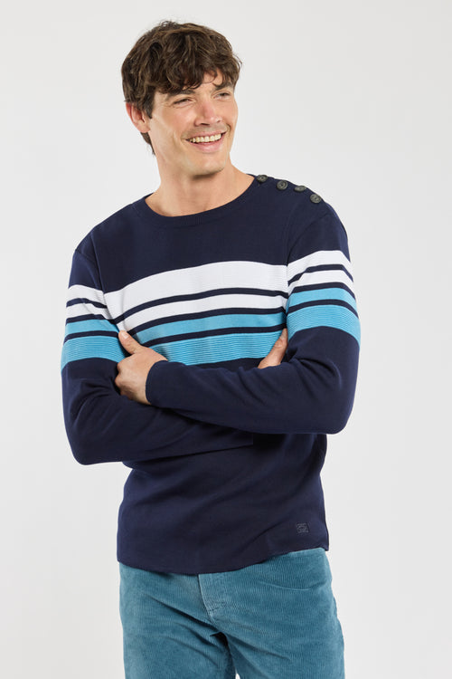 armor-lux-pull-marin-deauville-homme-100-coton image 2
