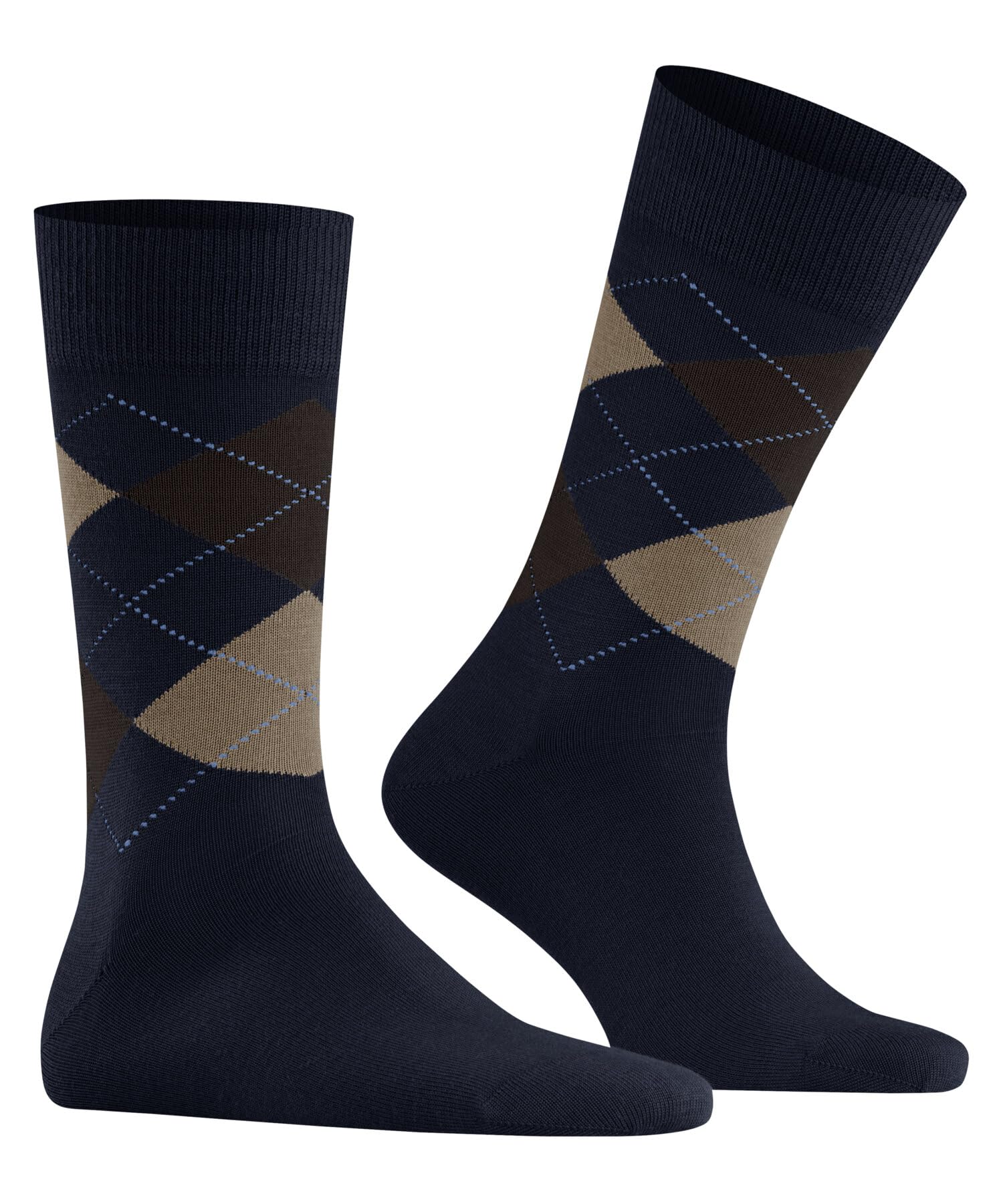 burlington-edinburgh-chaussettes-homme-laine-bleu-marine-6121-40-46 image 3