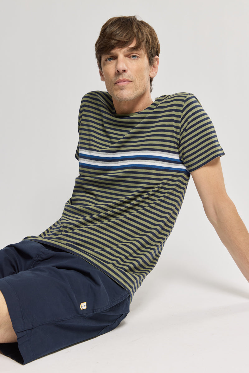 armor-lux-marini-re-bicolore-homme-manches-courtes-coton-l-ger-2 image 1