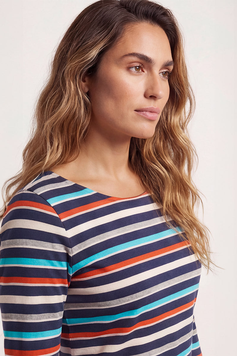 armor-lux-marini-re-femme-manches-3-4-coton-l-ger-2 image 2