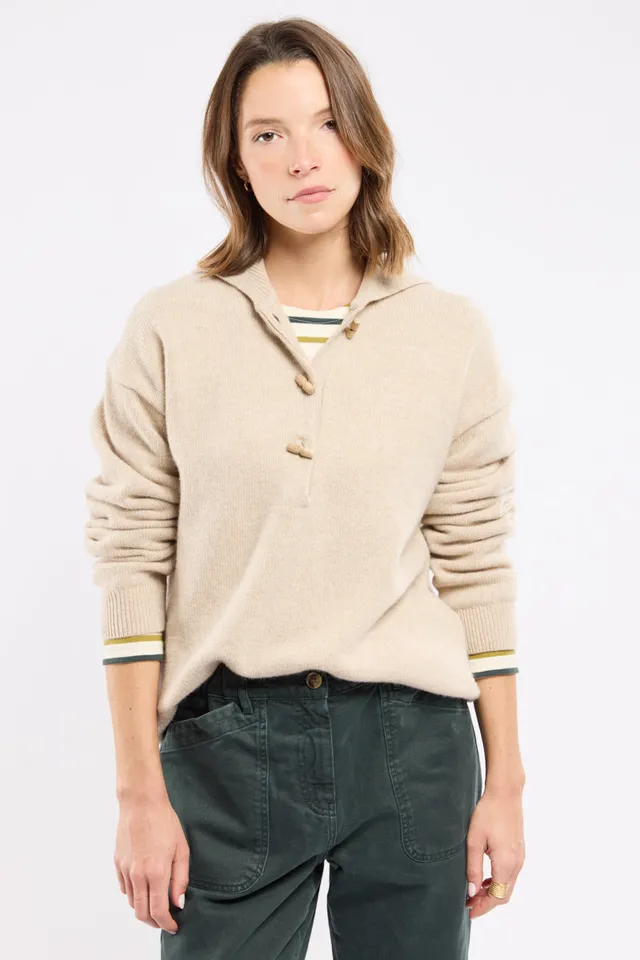 armor-lux-pull-col-vareuse-femme-100-laine-boutonn image 1