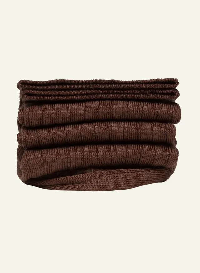 archiduchesse-jean-marron-chaussettes-mi-bas-fil-d-cosse-de-luxe image 1