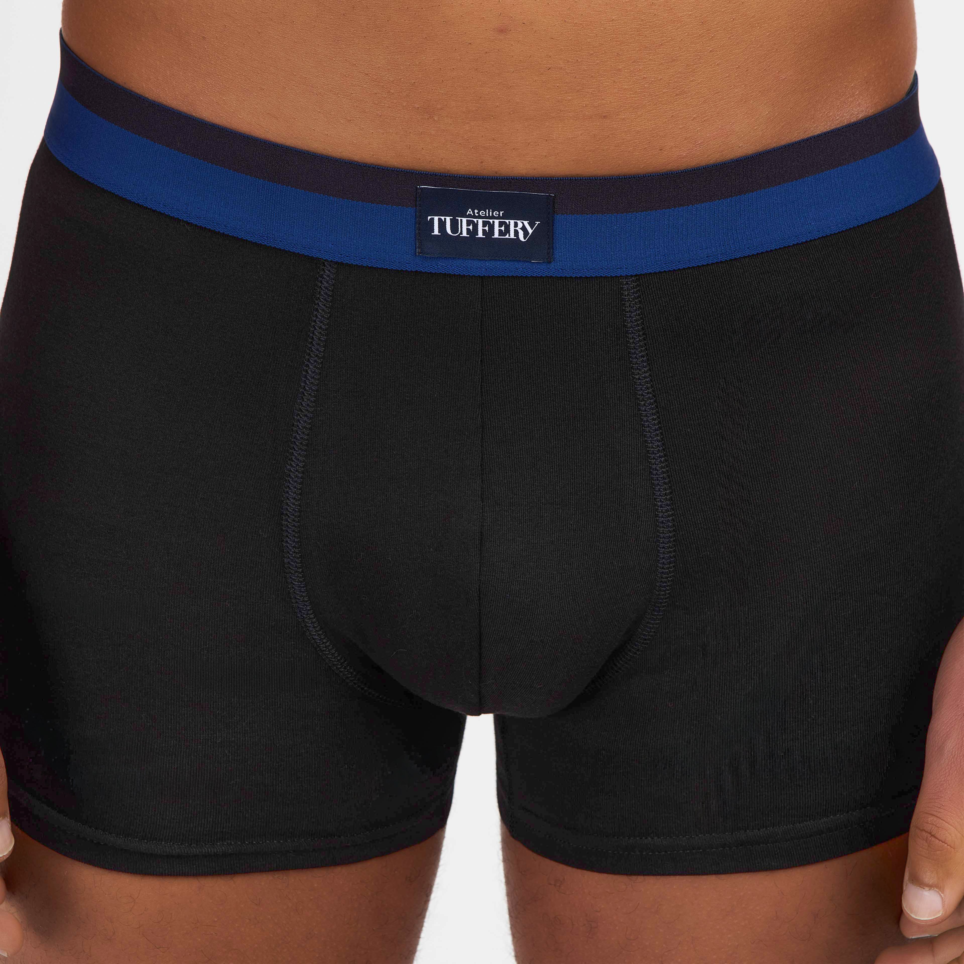 atelier-tuffery-boxer-noir-coton-bio-homme image 5