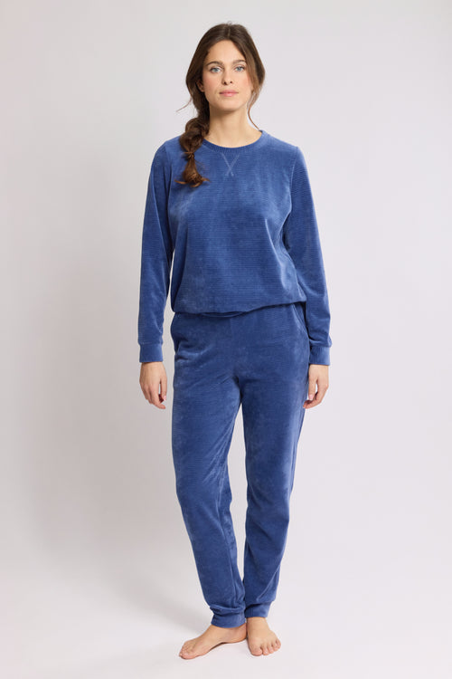 armor-lux-pyjama-jogging-velours-femme-haut-pantalon-2 image 2