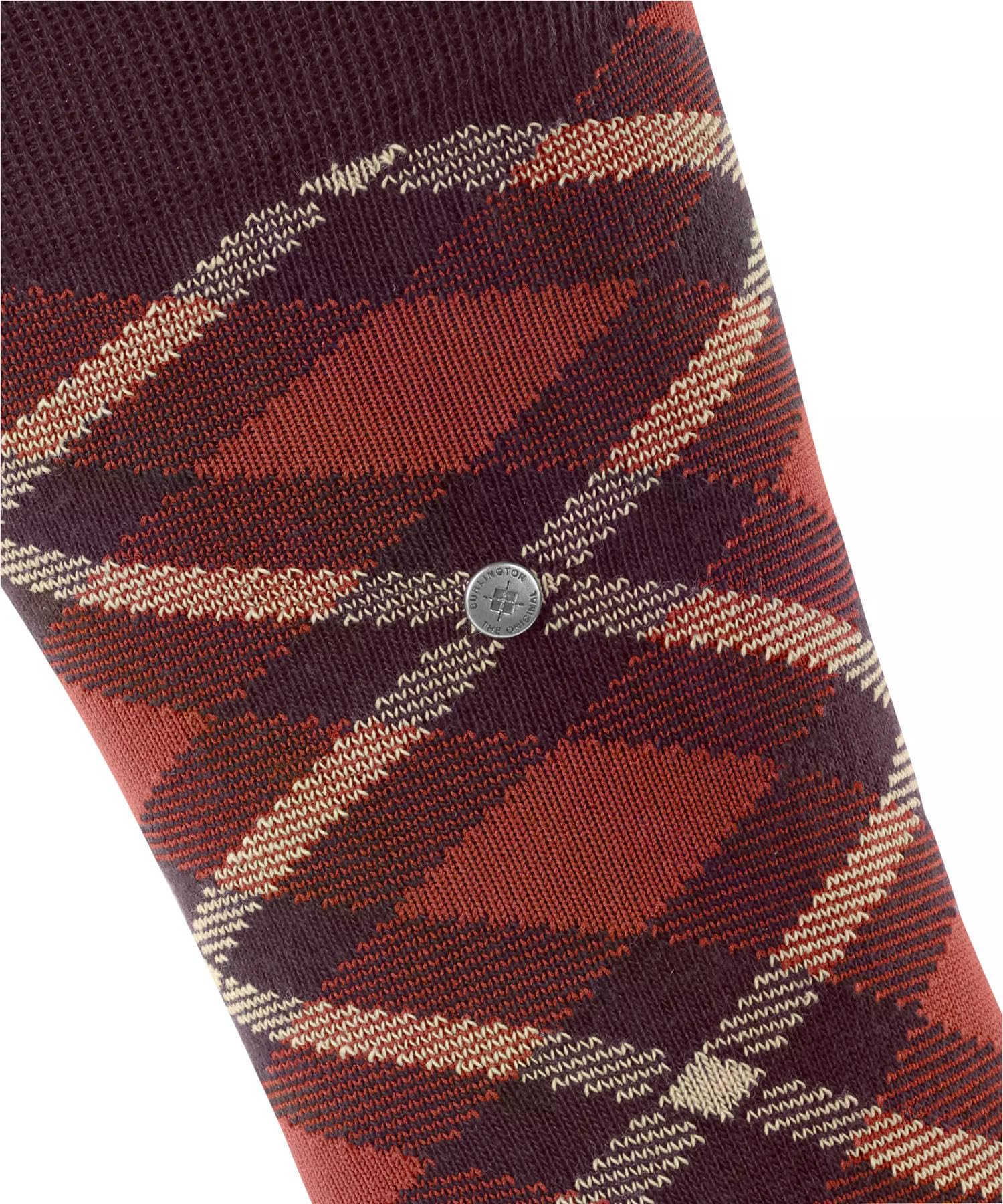 burlington-chaussettes-homme-tartan-opaque-coton-bio image 3