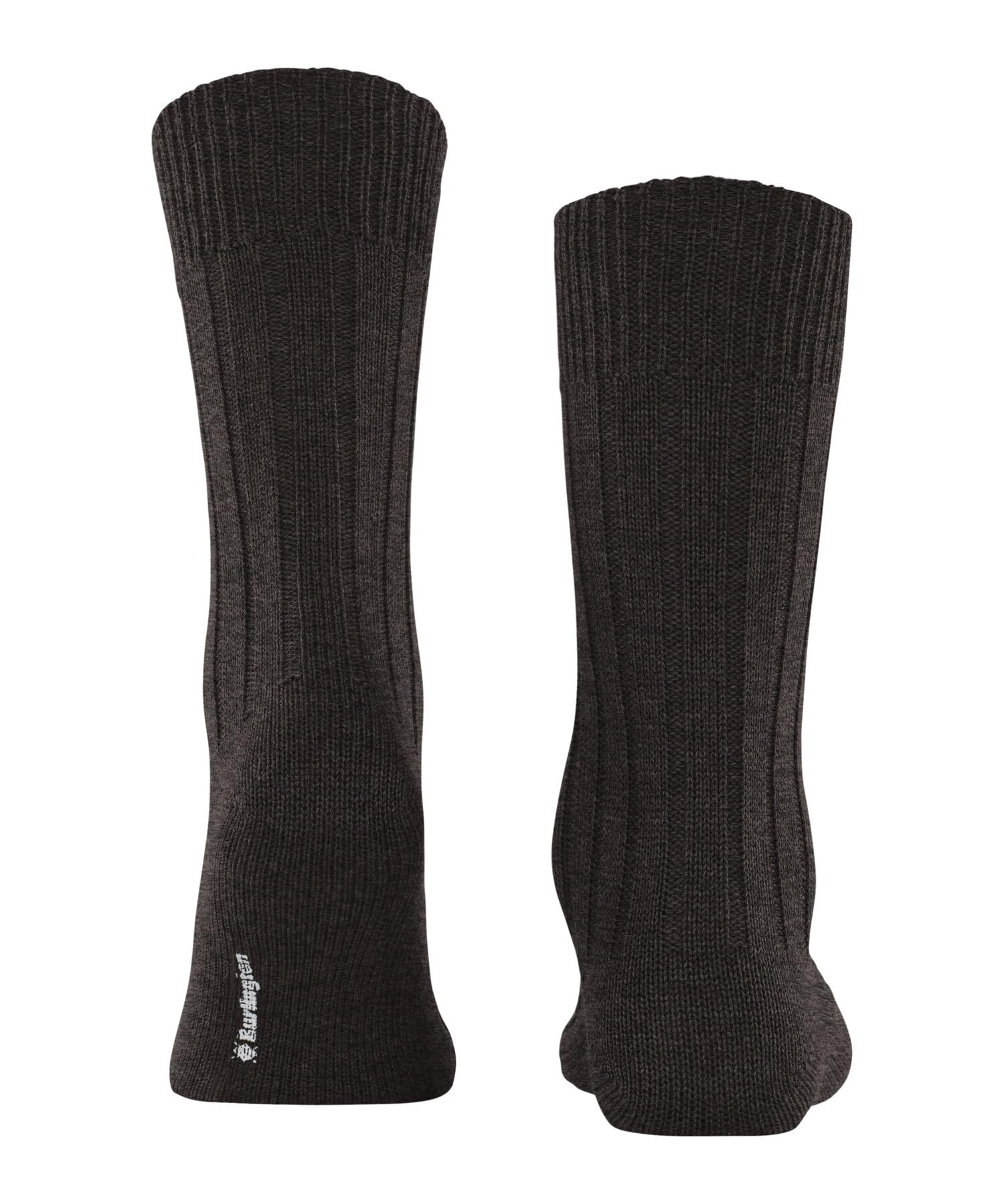 burlington-dover-chaussettes-homme-laine-unies-brown-melange-40-46 image 2