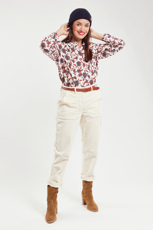 armor-lux-blouse-femme-imprim-floral-automnal-coton-stretch image 5
