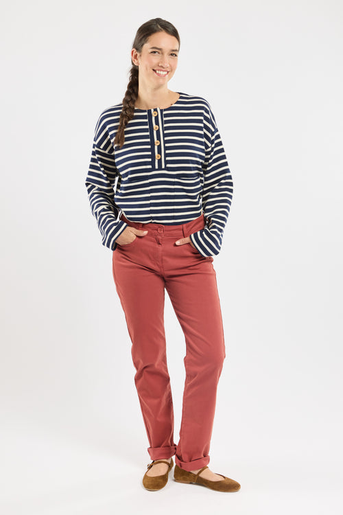 armor-lux-taylor-pantalon-droit-femme-coton image 2
