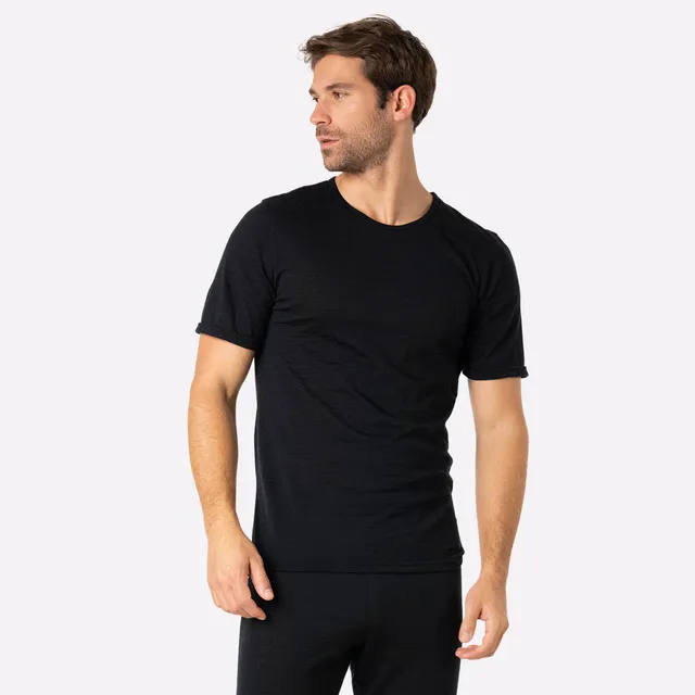 eminence-ligne-chaude-merinos-tee-shirt-col-rond-manches-courtes-homme image 1