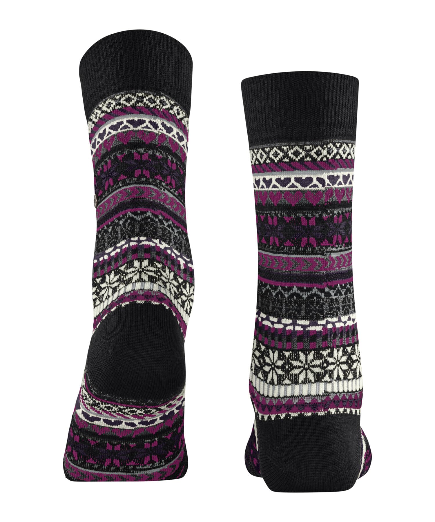 burlington-fair-isle-delight-chaussettes-femme-laine-respirante image 2