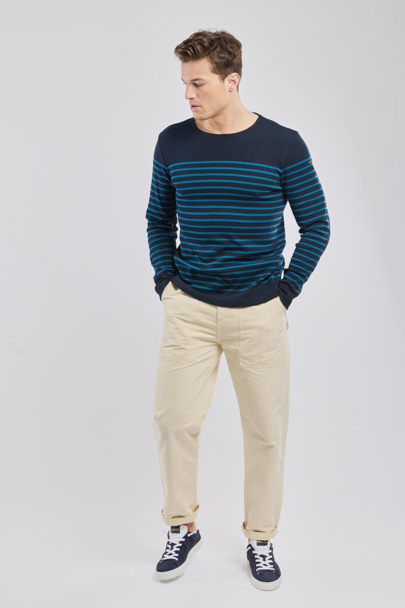 armor-lux-marini-re-homme-coton-pais-coudi-res-manches-longues image 5