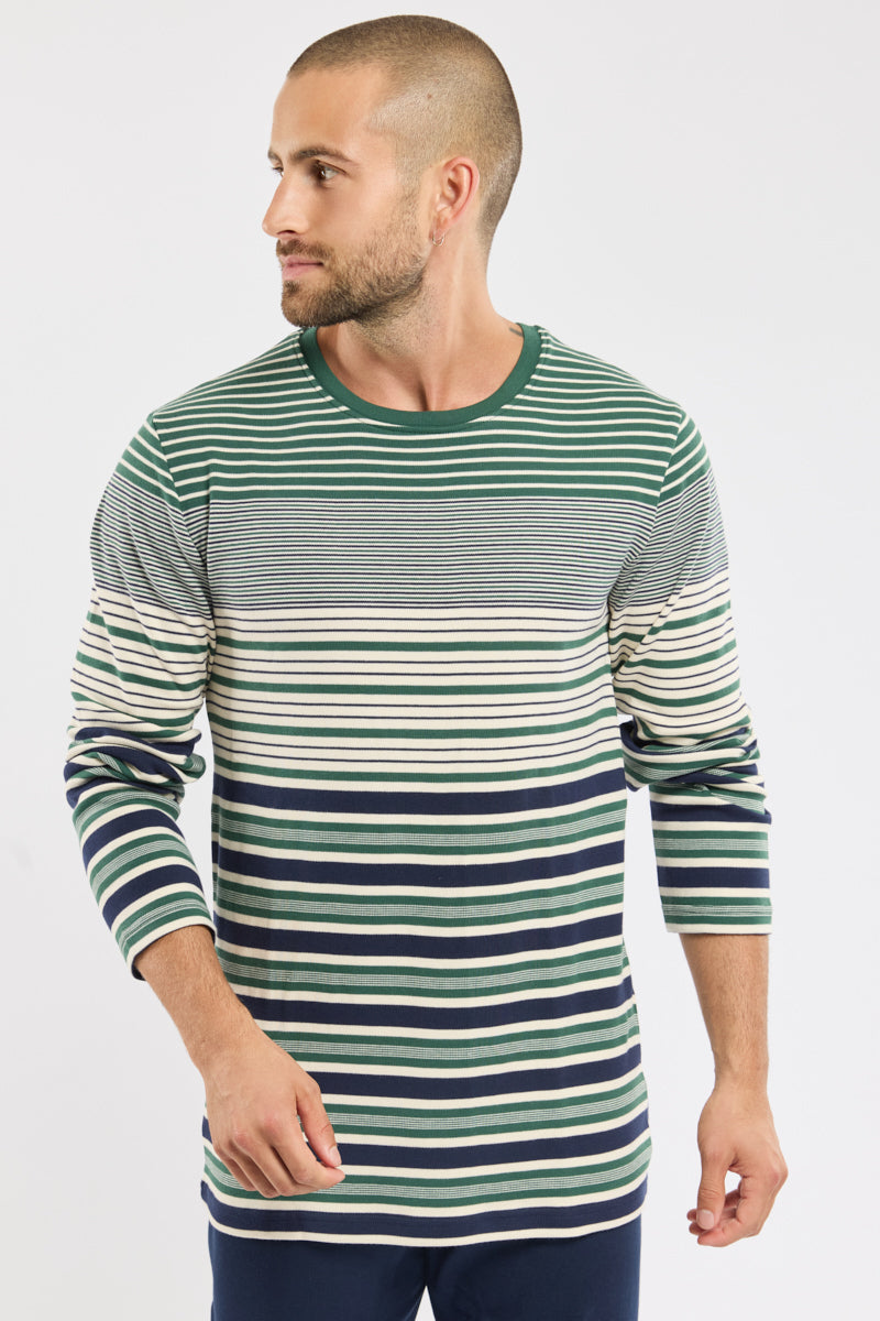 armor-lux-pyjama-droit-homme-coton-pais image 2