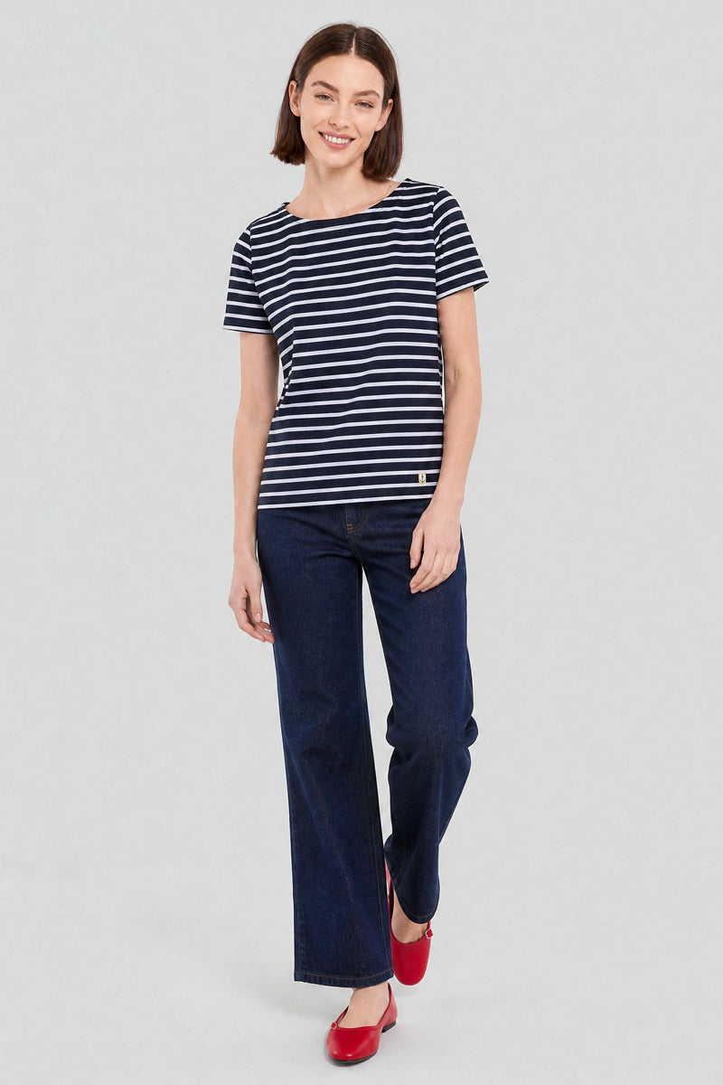 armor-lux-marini-re-femme-manches-courtes-coton-l-ger-2 image 3