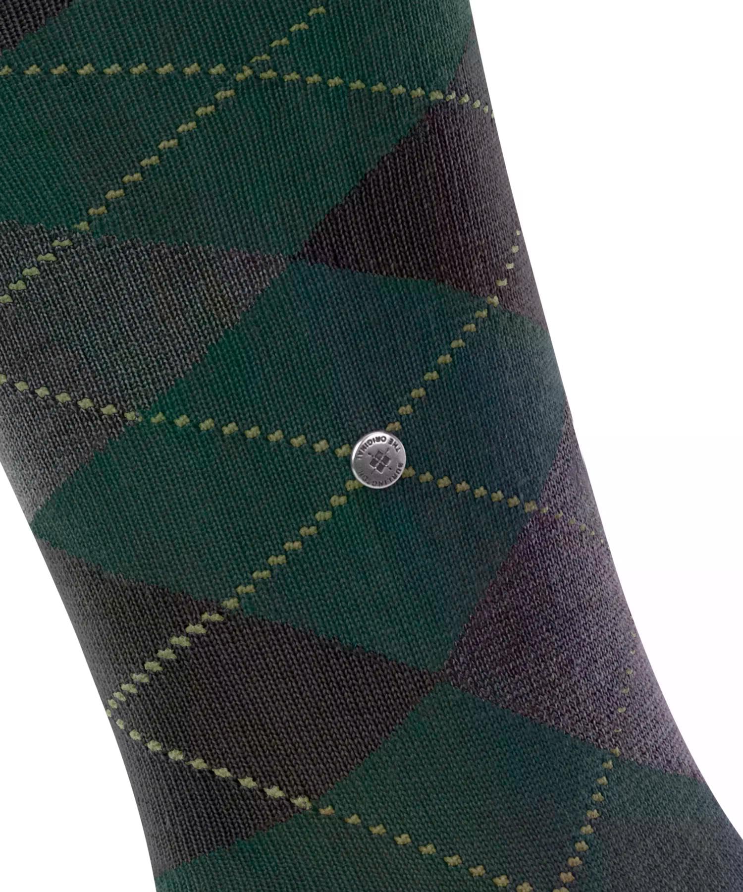 burlington-edinburgh-mi-bas-homme-laine-fantaisie-vert-forest-7450-40-46 image 3