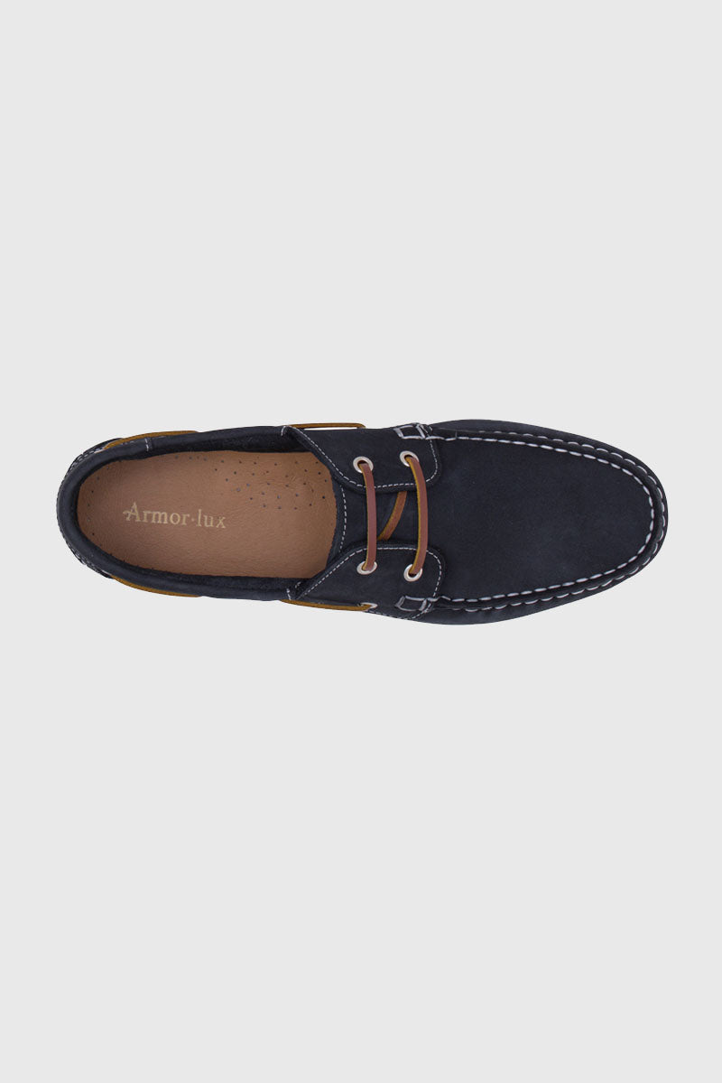 armor-lux-chaussures-bateau-fr-hel-cuir-bleu-marine image 2
