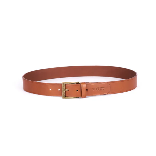 atelier-tuffery-ceinture-en-cuir-marron-fabriqu-e-main image 1
