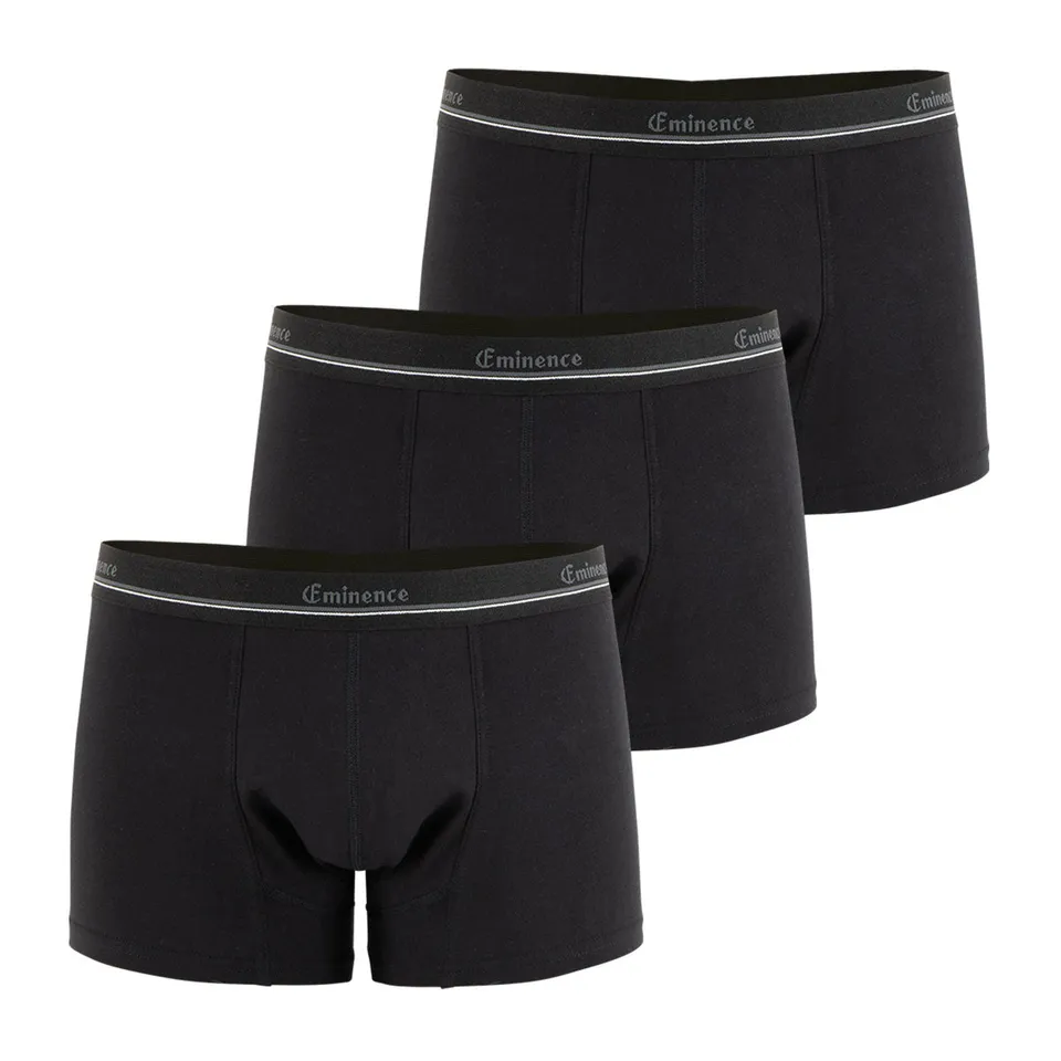 eminence-s-r-nit-h-ritage-boxer-fuites-urinaires-homme-noir-lot-de-3 image 1