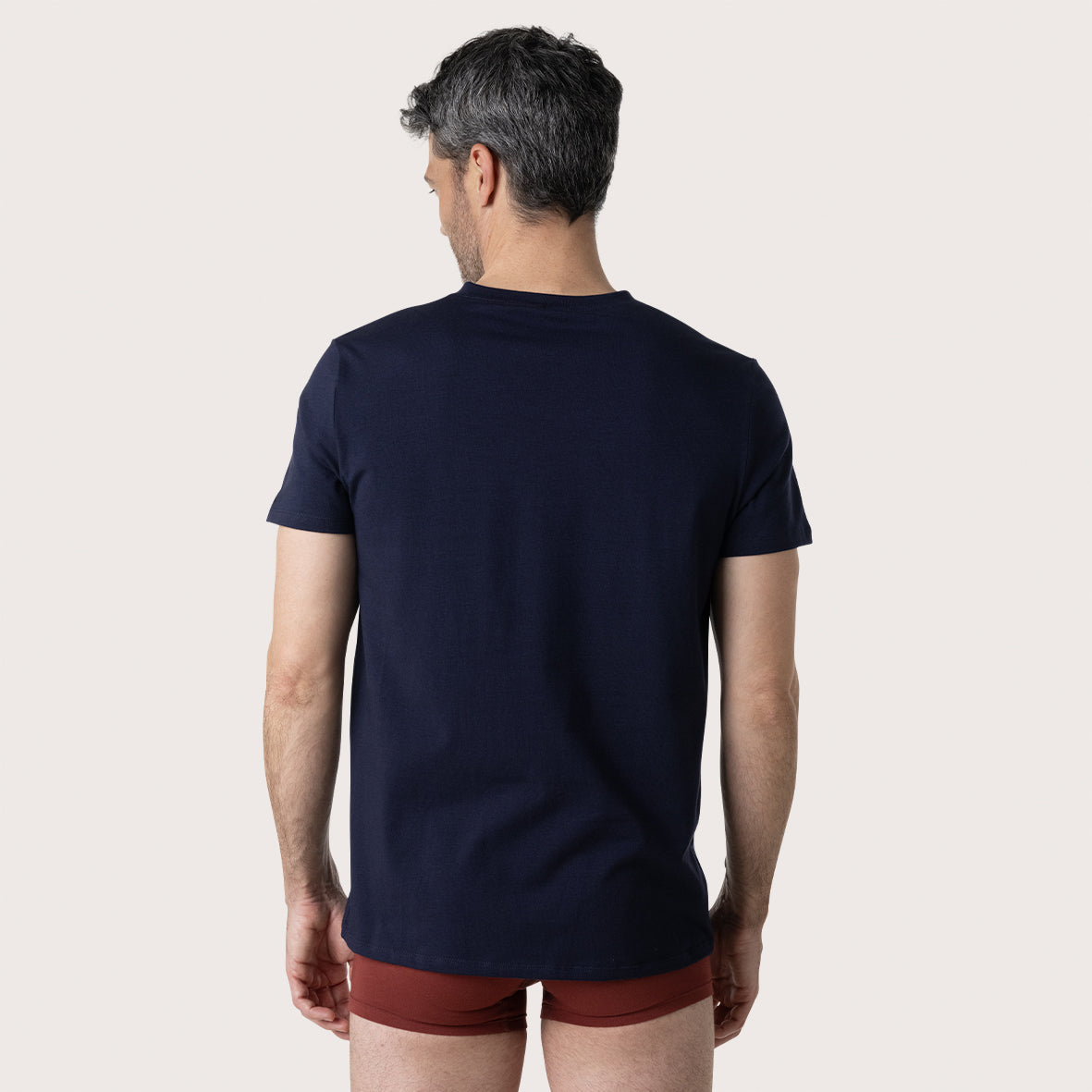 eminence-tee-shirt-col-v-homme-fait-en-france-broderie-tricolore image 2