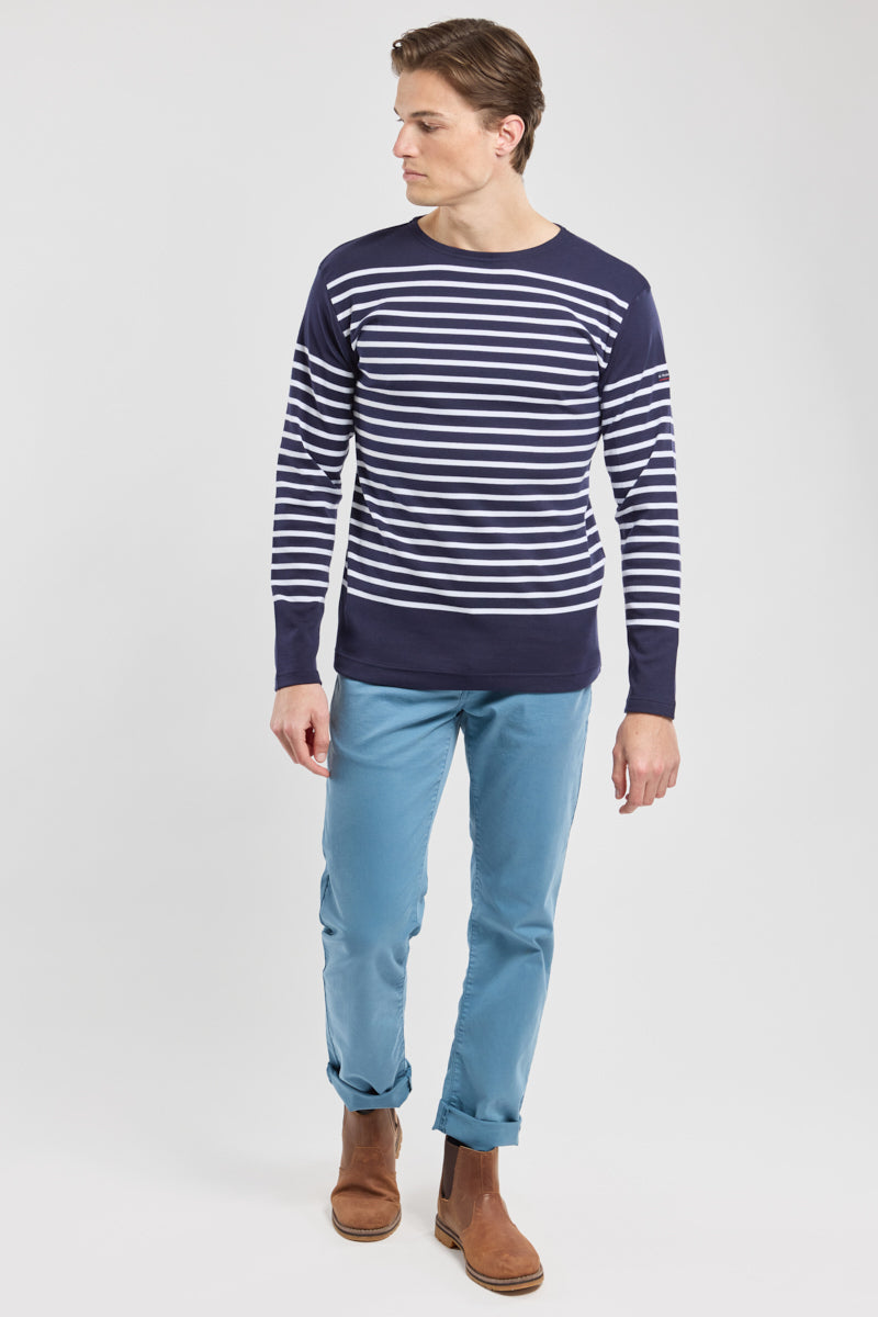 armor-lux-marini-re-amiral-homme-coton-pais-col-bateau-marine image 4