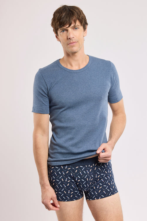 armor-lux-boxer-imprim-poissons-coton-l-ger-homme image 2