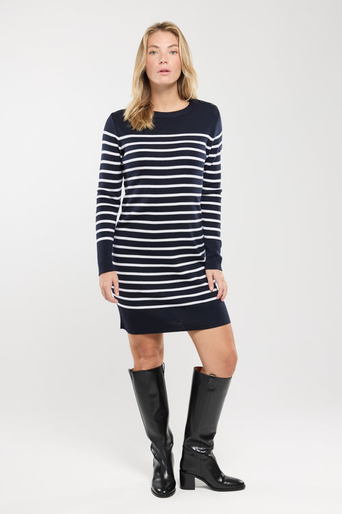 armor-lux-robe-pull-ray-e-100-laine-m-rinos-femme image 4