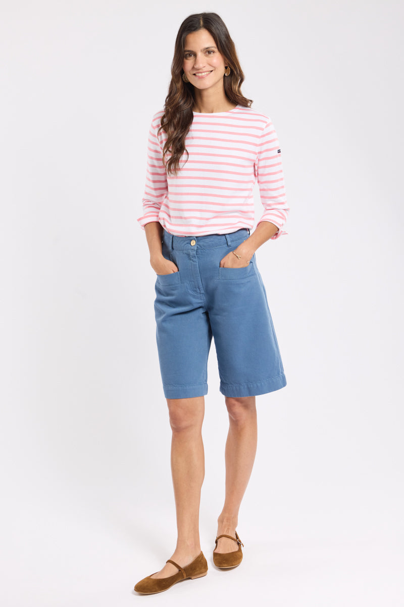 armor-lux-marini-re-femme-manches-3-4-coton-rustique-3 image 3