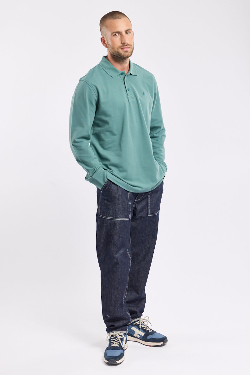 armor-lux-polo-manches-longues-coton-piqu-stretch image 1