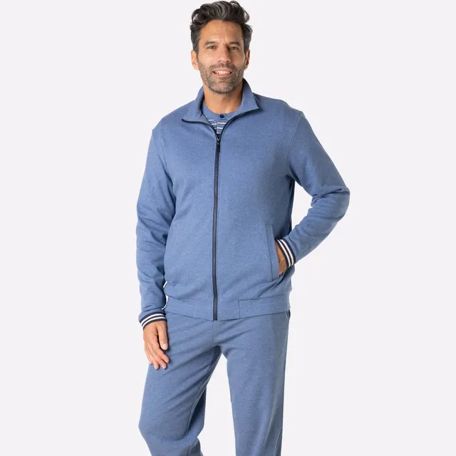 eminence-interlock-veste-zipp-e-homme-bleu-chin image 1