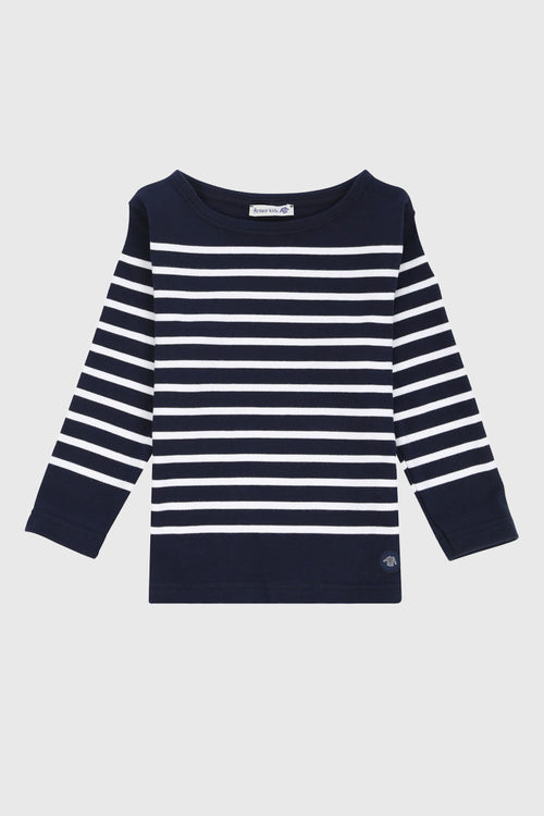 armor-lux-marini-re-enfant-ray-e-bretonne-coton-interlock-col-bateau-4 image 2