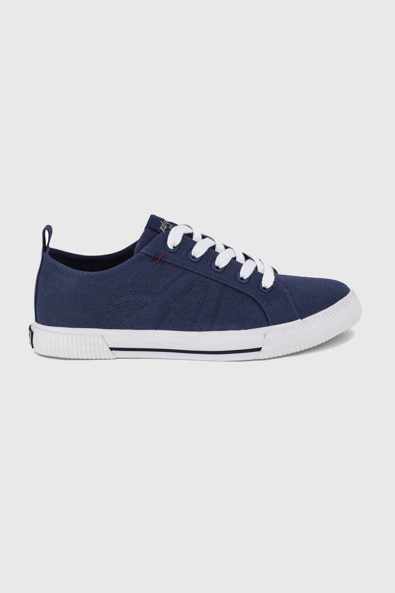 armor-lux-baskets-basses-avel-coton-bleu-marine image 3