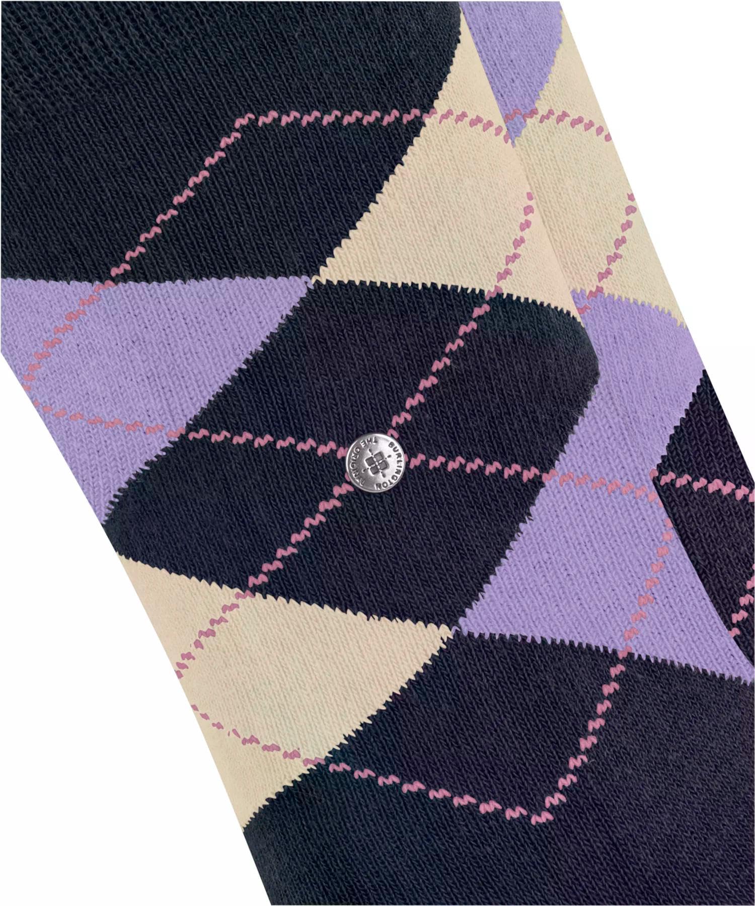 burlington-everyday-argyle-chaussettes-femme-36-41-violet-plum image 4