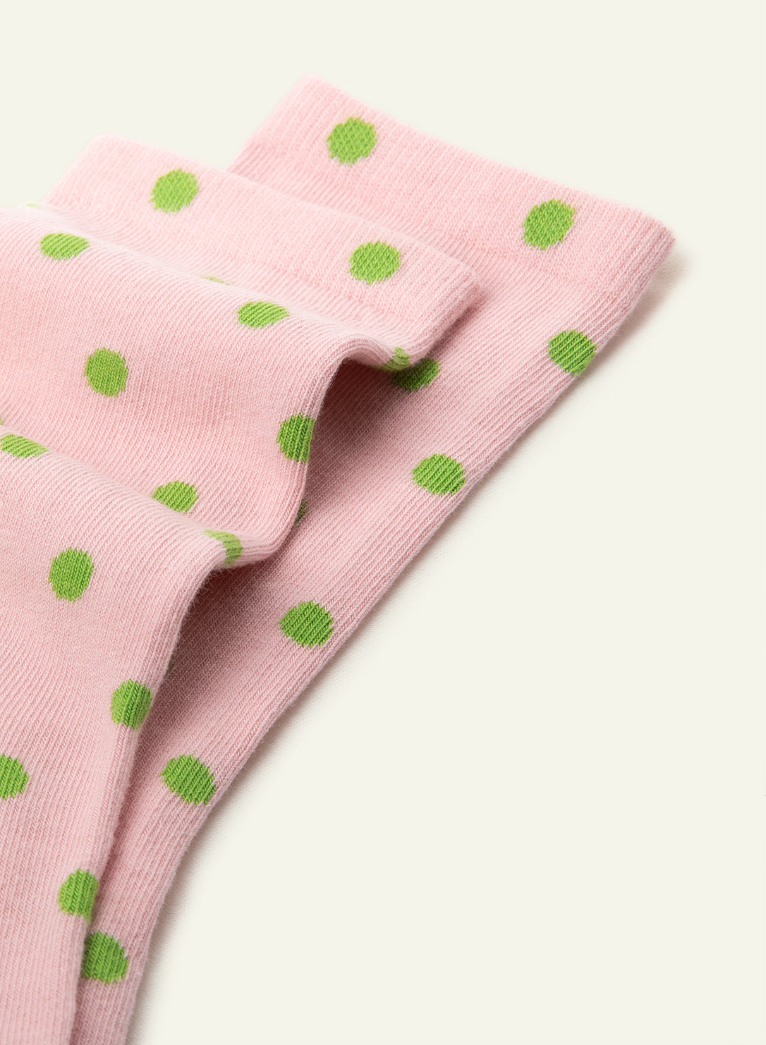 archiduchesse-rose-pistache-chaussettes-fantaisie-courtes-pois image 5